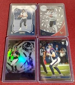 lot 65 image: (4) Davis Mills Rookie Cards