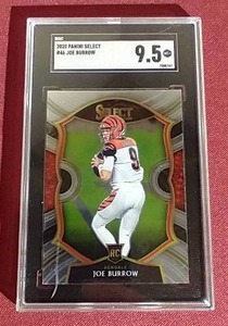 lot 67 image: 2020 Select Joe Burrow Rookie Card - SGC 9.5