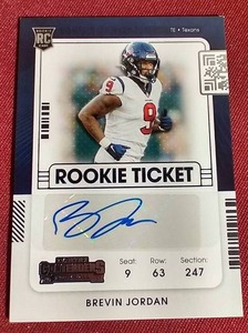 lot 85 image: 2021 Contenders Brevin Jordan Autograph Rookie Card