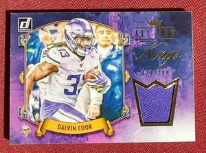 lot 91 image: 2020 Donruss Dalvin Cook Jersey Card - #d299