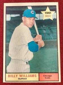 lot 98 image: 1961 Topps Billy Williams Rookie Card