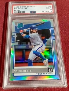 lot 108 image: 2020 Optic Bo Bichette Holo Rated Rookie Card - PSA 9