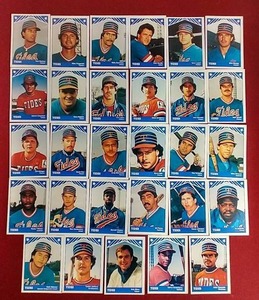 lot 133 image: 1983 TCMA Tidewater Tides Complete Set - Strawberry & Several Other MLB Players
