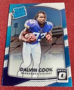 lot 142 image: 2017 Optic Dalvin Cook Rated Rookie Card