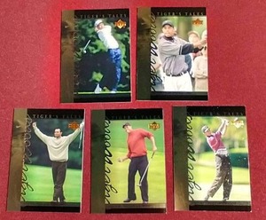 lot 158 image: (5) 2001 Upper Deck Tigers Tales Rookie Cards