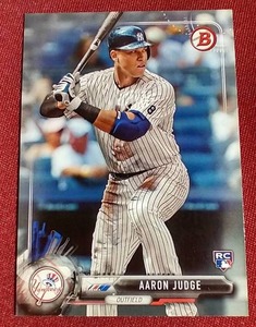 lot 162 image: 2017 Bowman Aaron Judge Rookie Card
