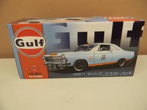 lot 3 image: GMP 118 SCALE 1967 FORD FAIRLANE GULF VERSION VERY LIMITED 1 of 600 - NEW IN BOX - ABSOLUTELY FANTASTIC PIECE