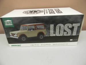 lot 4 image: GREEN LIGHT COLLECTIBLES, ARTISAN COLLECTION LIMITED EDITION 118 SCALE DIECAST - 1970 FORD BRONCO LOST - NEW IN BOX - ABSOLUTELY FANTASTIC PIECE - SEE PICTURES