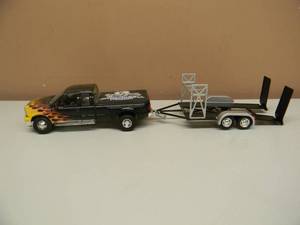 lot 47 image: VINTAGE 2012 SPEC CAST 124 SCALE DIECAST FORD F-350 CORNWELL TOOLS W  GMP TRAILER - NICE - GREAT PIECE - SEE PICTURES
