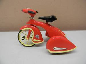 lot 53 image: HALLMARK KIDDIE CAR CLASSICS - SIDEWALK CRUISERS EDITION 1935 Sky King Velocipede - NICE - NEW IN BOX - GREAT PIECE - SEE PICTURES