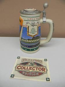 lot 8 image: VINTAGE 1996 MICHELOB PGA TOUR SERIES - TPC at Sawgrass 17th Hole Stein - NEW IN ORIGINAL BOX - NICE - SEE PICTURES