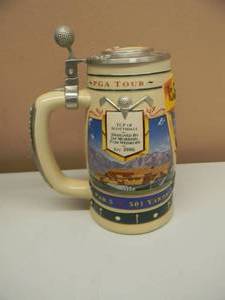 lot 9 image: VINTAGE 1998 MICHELOB PGA TOUR SERIES - TPC of Scottsdale 15th Hole Stein - NEW IN ORIGINAL BOX - NICE - SEE PICTURES