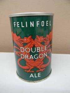 lot 48 image: RARE - VINTAGE Double Dragon Ale Beer Can - Felinfoel Brewing Co - FACTORY UNOPENED CAN - VERY NICE - FANTASTIC PIECE - SEE PICTURES
