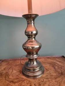 lot 45 image: Polished Brass Stiffel Table Lamp