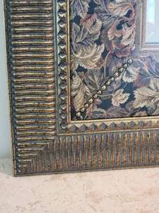 lot 52 image: Tapestry Boarder Mantle Mirror