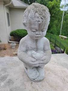 lot 83 image: Darling Concrete Garden Child