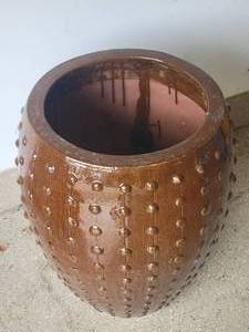 lot 88 image: Earthy Studded Planter