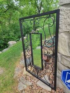 lot 186 image: Scrolled Dcor Mirror