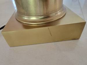 lot 33A image: Heavy Brass Robert Abbey Urn Lamp, A