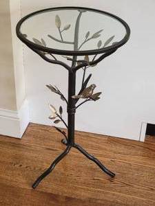 lot 253 image: Elmcreek Bird and Branch Side Table