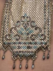 lot 352 image: Shadowbox Framed Art Deco Enameld Purse