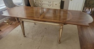 lot 4A image: Beautiful French Provincial Dining Table