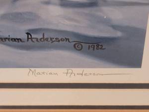 lot 271 image: Naturalist Fine Art Print by Marian Anderson - Mallards