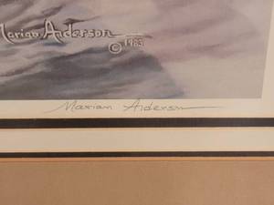 lot 269 image: Naturalist Fine Art Print by Marian Anderson - Canada Goose