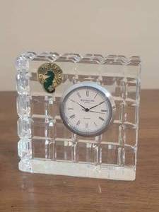 lot 153 image: Classic Waterford Fine Crystal Desk Clock Collection