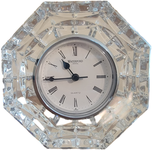 lot 155 image: Sparkling Waterford Fine Crystal Desk Clock