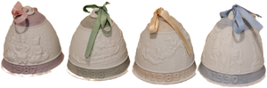lot 264 image: Darling Lladro Bisque Bell Collection