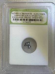 Authenticated Meteorite from 1576 AD