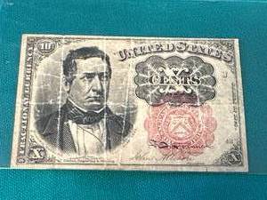 United States .10 Currency Bill