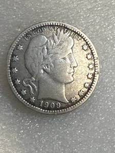 1909 Barber Quarter