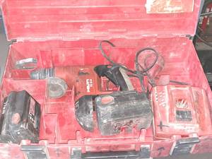 lot 48 image: Hilti 36V Hammerdrill TE6-A with (2) Batteries, Charger and a Case