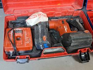 lot 51 image: Hilti 36V Hammerdrill TE6-A with (2) Batteries, C736-ACS Charger, Case