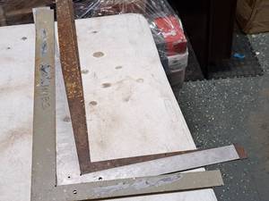 lot 62 image: Lot of (3) Metal Carpenter Squares