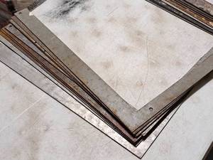 lot 59 image: Lot of (10) Metal Carpenter Squares