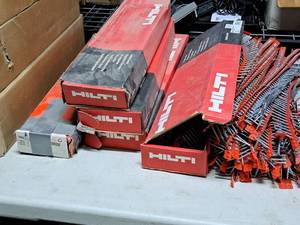 lot 118 image: Lot of (5 Boxes) Hilti Drywall Screws 1000-count 6x1-58