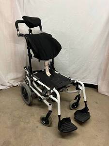 lot 7 image: MSRP $3000 Invacare Solara 3G Tilt-In-Space Wheelchair - Great Working Condition - Missing Side Arms & Seat