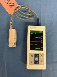 lot 9 image: WOW MSRP $1000 Covidean&nbspNellcor PM10N Medical Grade Professional Portable SpO2 Patient Monitoring System wAdult Sensor &nbspVivid 3-inch color LCD screen & connectivity to analytic tools & patient management systems Works Great