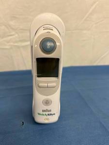 lot 10 image: MSRP $350 Welch Allyn Braun ThermoScan PRO 6000 Tympanic Ear Exactemp Medical Grade&nbspProfessional Thermometer With Cradle Great Working Condition