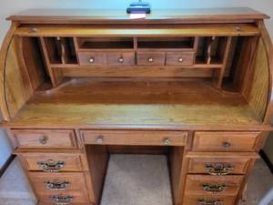 Roll Top Desk, Fine Piece Of Furniture