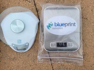 Roaster, Nutrition Scale And Very Nice Ceramic Serving Platter