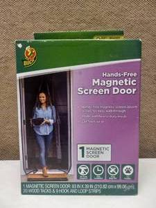 lot 3 image: NEW DUCK BRAND HANDS FREE MAGNETIC MESH SCREEN MOSQUITO NET
