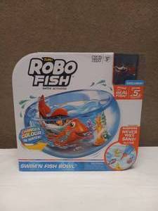 lot 10 image: NEW ROBO FISH SWIMMING PET FISH TANK PLAYSET BY ZURU