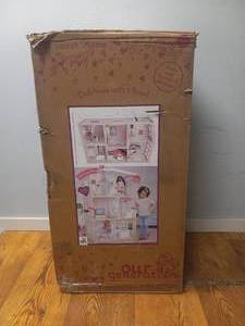 lot 13 image: NEW OUR GENERATION SWEET HOME DOLL HOUSE & FURNITURE SET