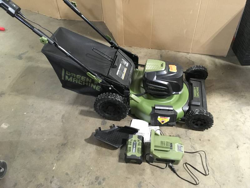 Green Machine 62V Brushless 22 in. Electric Cordless Battery Self