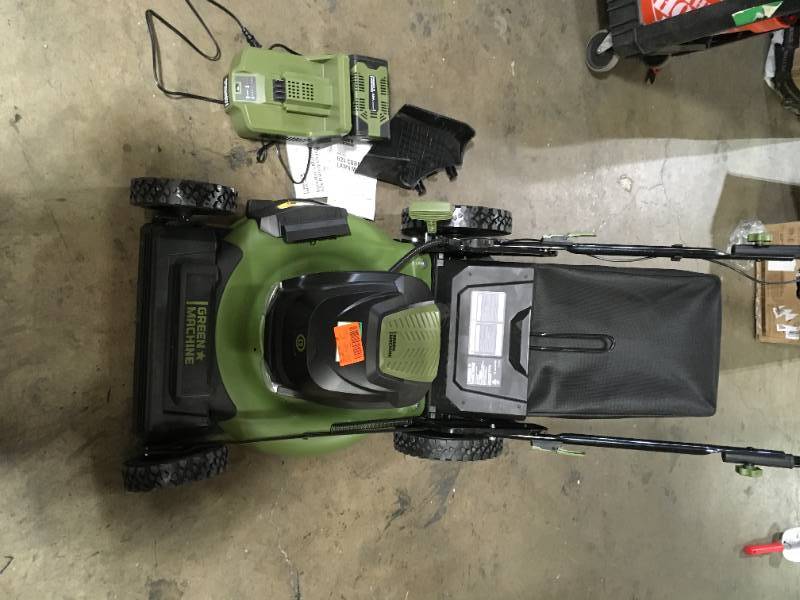 Green Machine 62V Brushless 22 in. Electric Cordless Battery Self