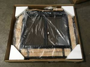 Pleasant Hearth Ascot Medium Glass Fireplace Doors  Customer Returns See Pictures